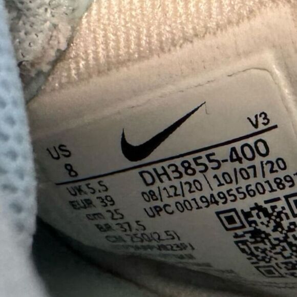 Women’s Nike Air Force 1 Pixel ‘Glacier Blue'  Suede Sneakers Size 8 - Picture 12 of 15